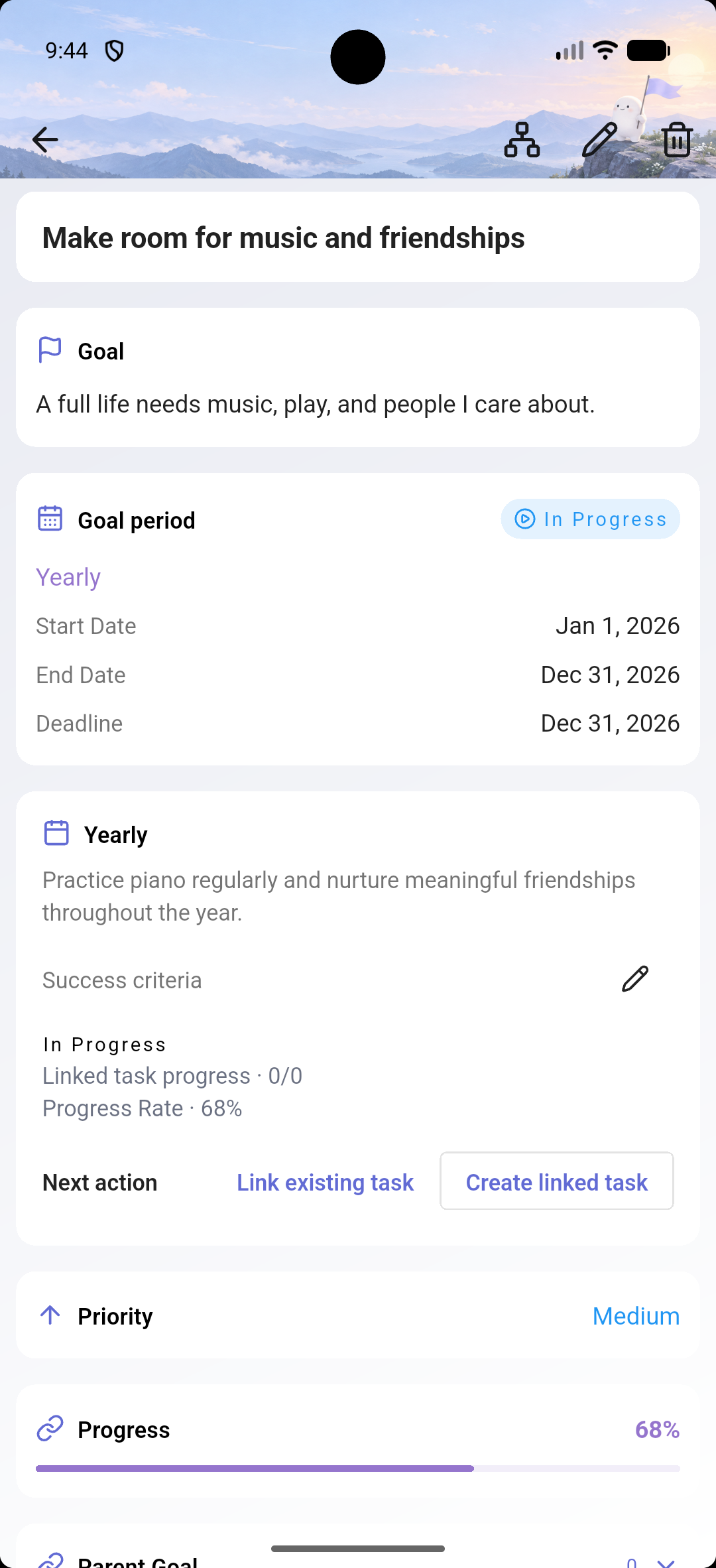HaruSync — Zieldetails